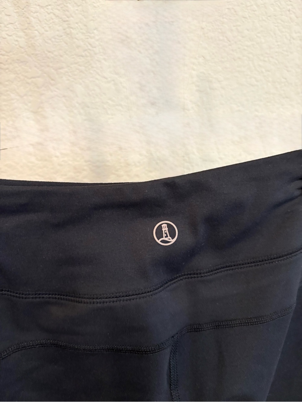 Lands' End Black High-Rise Bike Shorts - Picture 5 of 8